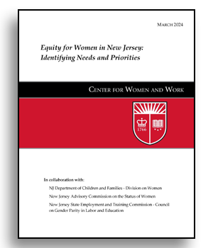 Equity for Women in NJ Report Cover